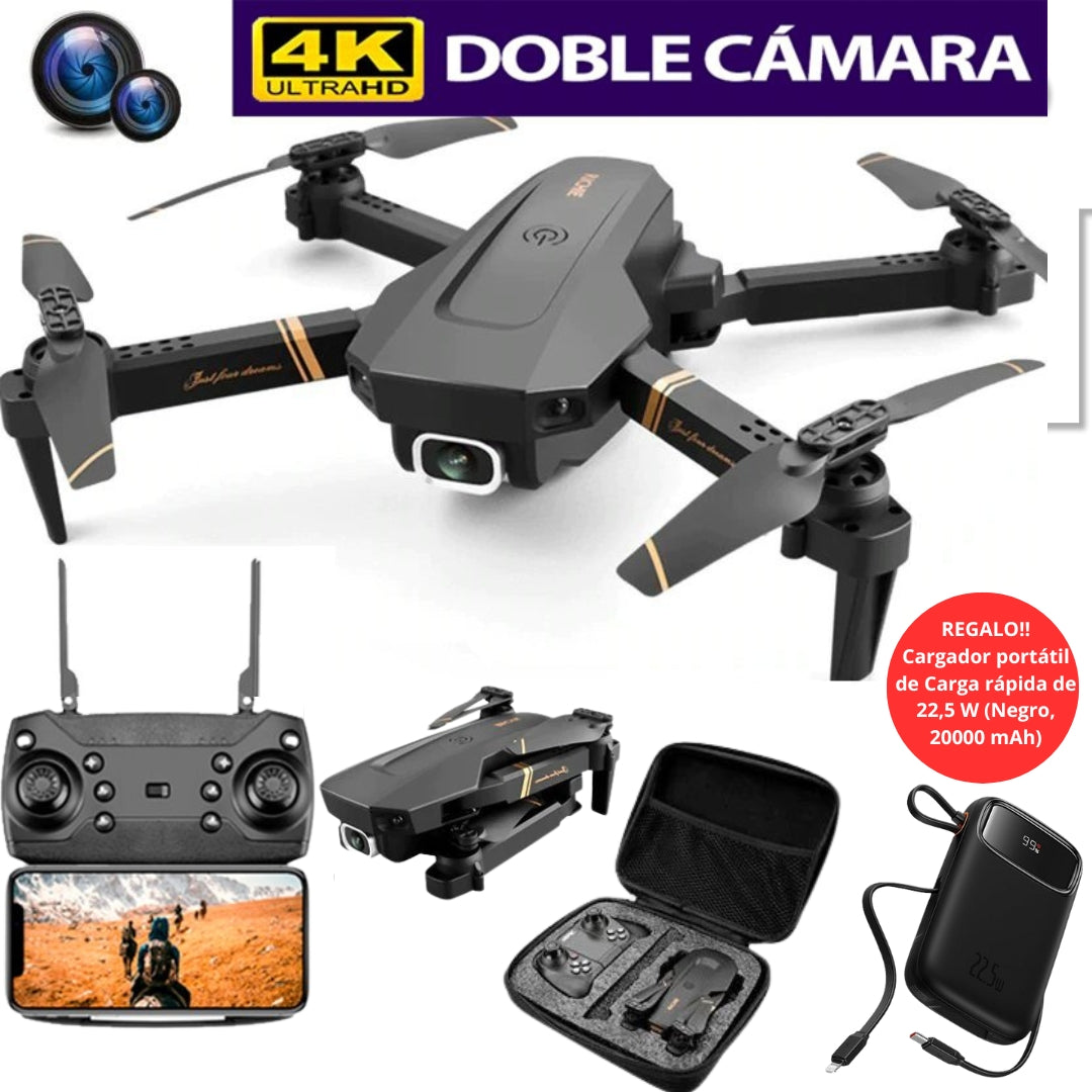 PhantonFly™ 4K WIFI + Control de Alta Definición + (BATERIA Y ESTUCHE DE REGALO )